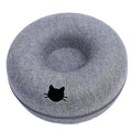 MeowMoon - Interactive Round Small Cat Donut Sleeping Pet Toy