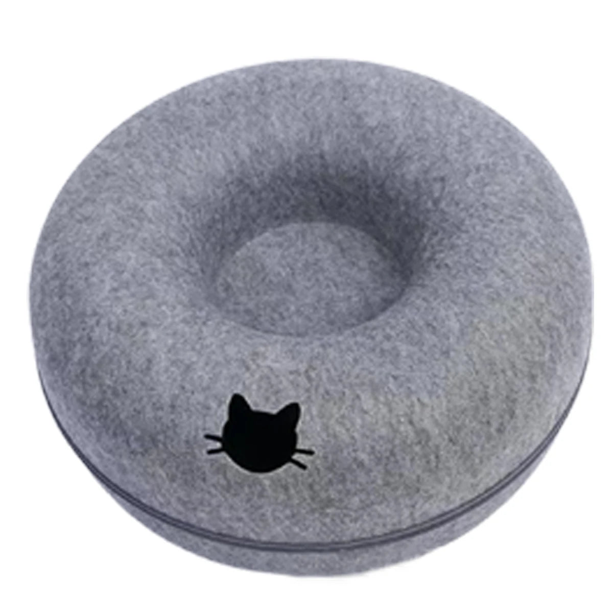 MeowMoon - Interactive Round Small Cat Donut Sleeping Pet Toy