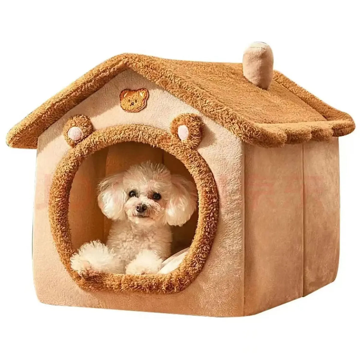 Indoor Warm Dog House Soft Bed Tent House Removable and Washable Cushion