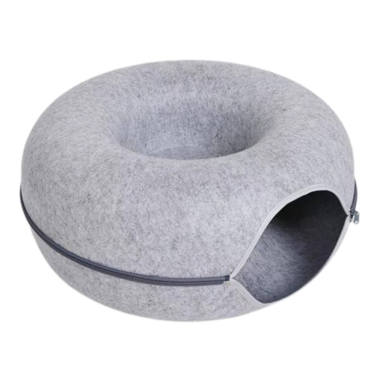 MeowMoon - Interactive Round Small Cat Donut Sleeping Pet Toy