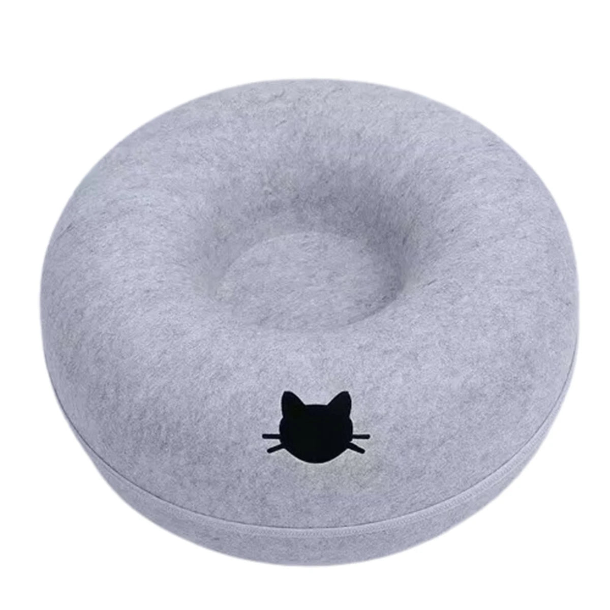 MeowMoon - Interactive Round Small Cat Donut Sleeping Pet Toy